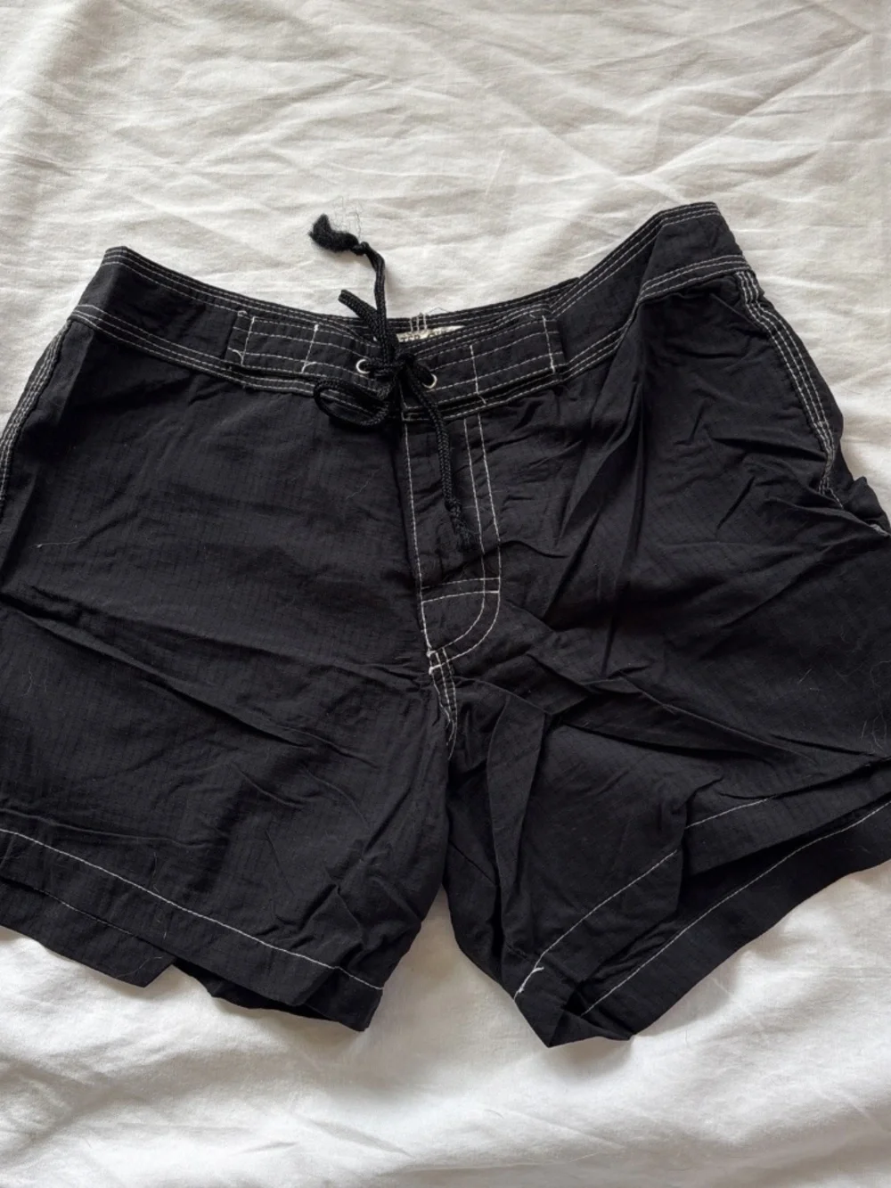 WATER GIRL by Patagonia Size 3/4 Vintage Y2K Black Shorts Nylon USA Made